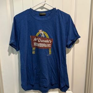 McDonald’s hamburgers first edition, apparel collection, shirt. Size large.